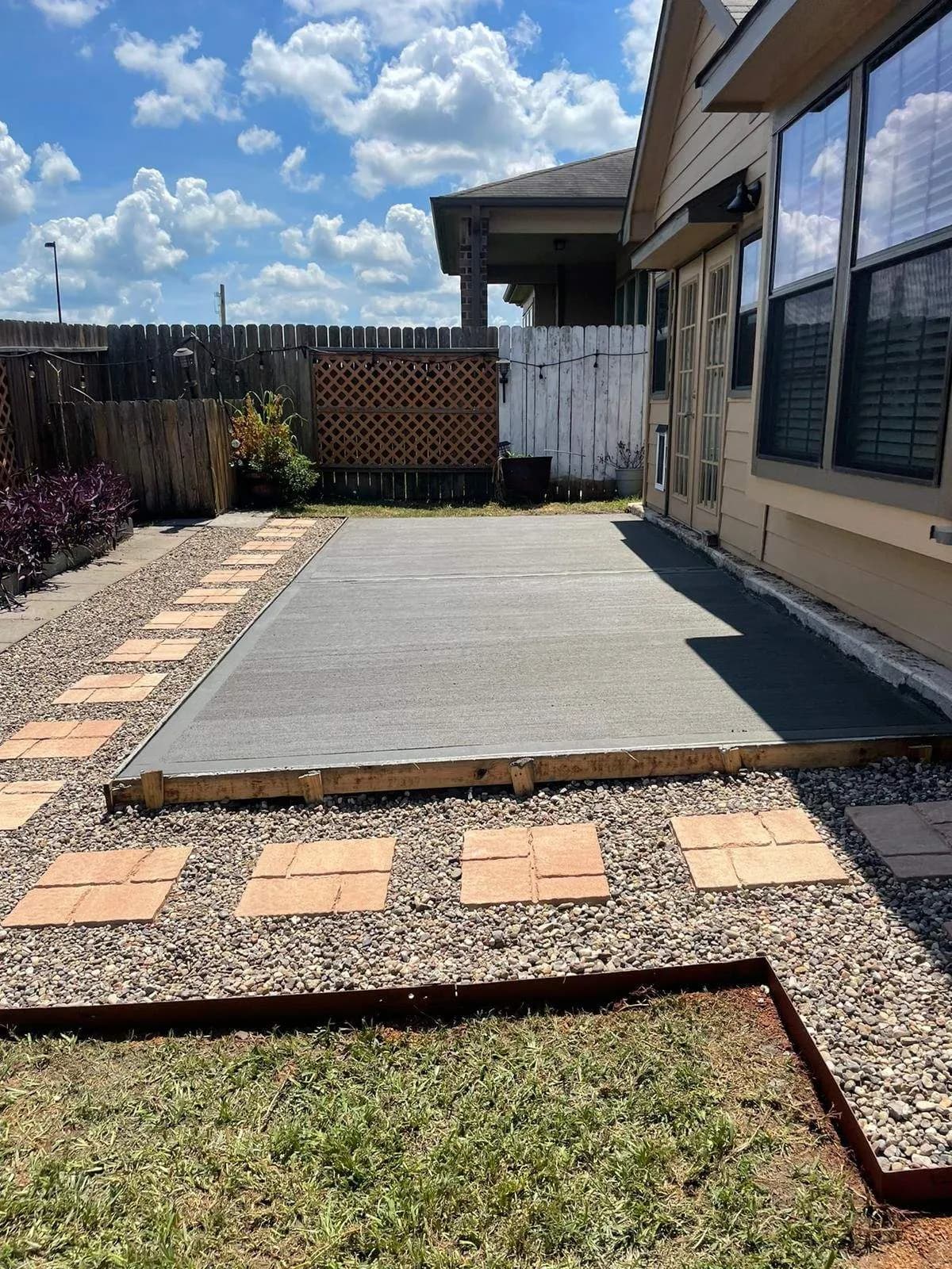 Concrete Patios, Walkways, & Sidewalks